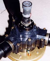 Propeller hub with geared electrical drive forpropeller adjustment