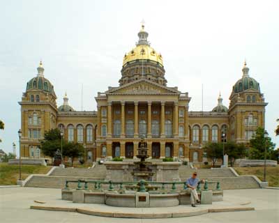 Iowa State Capitol Building at Des Moines