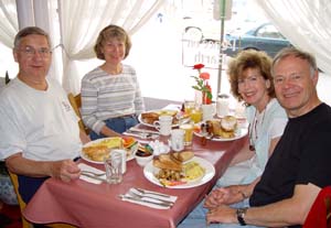 Breakfast in Nelson with June & Chuck