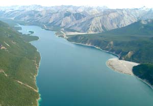 Muncho Lake with Seaplane Base