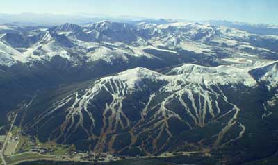 Ski slopes of Copper resort